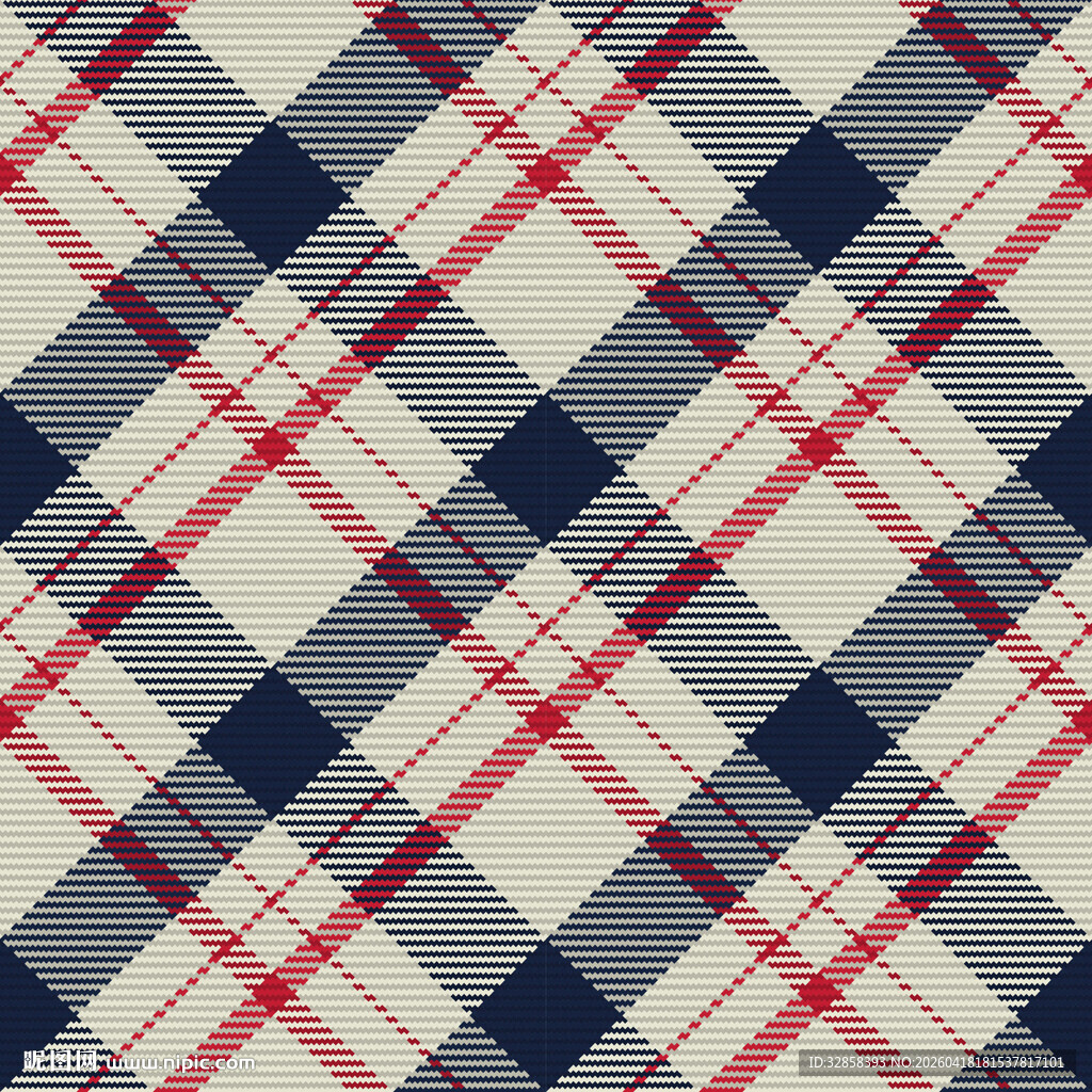 经典格子图案纹理背景