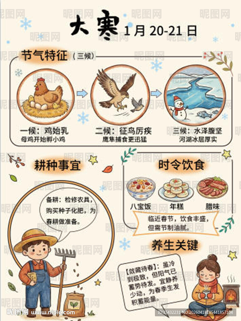 24节气海报大寒