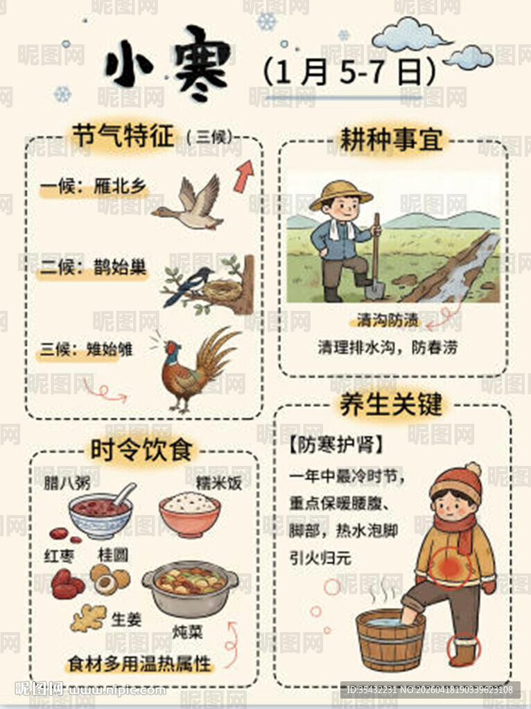 24节气海报小寒