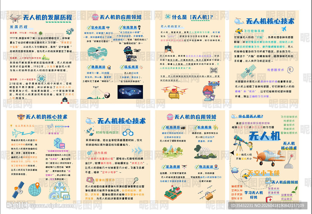 无人机展板