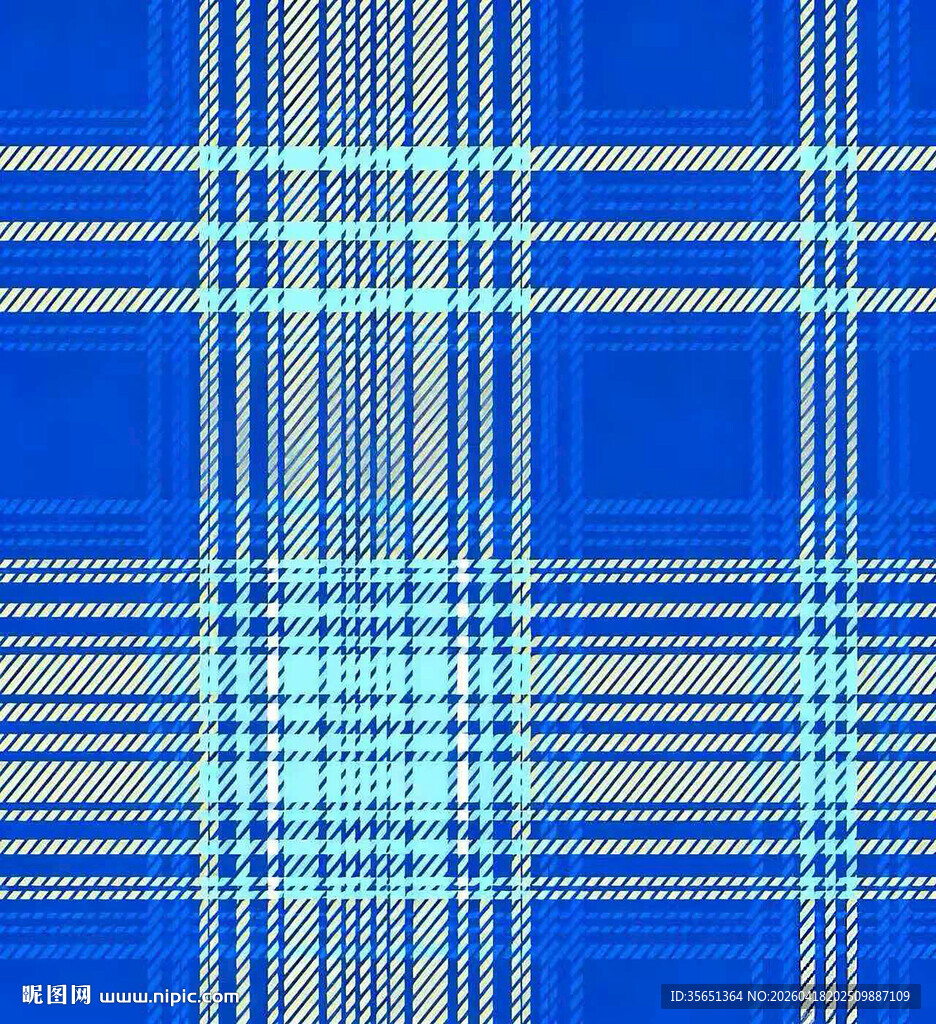 蓝色格子图案背景