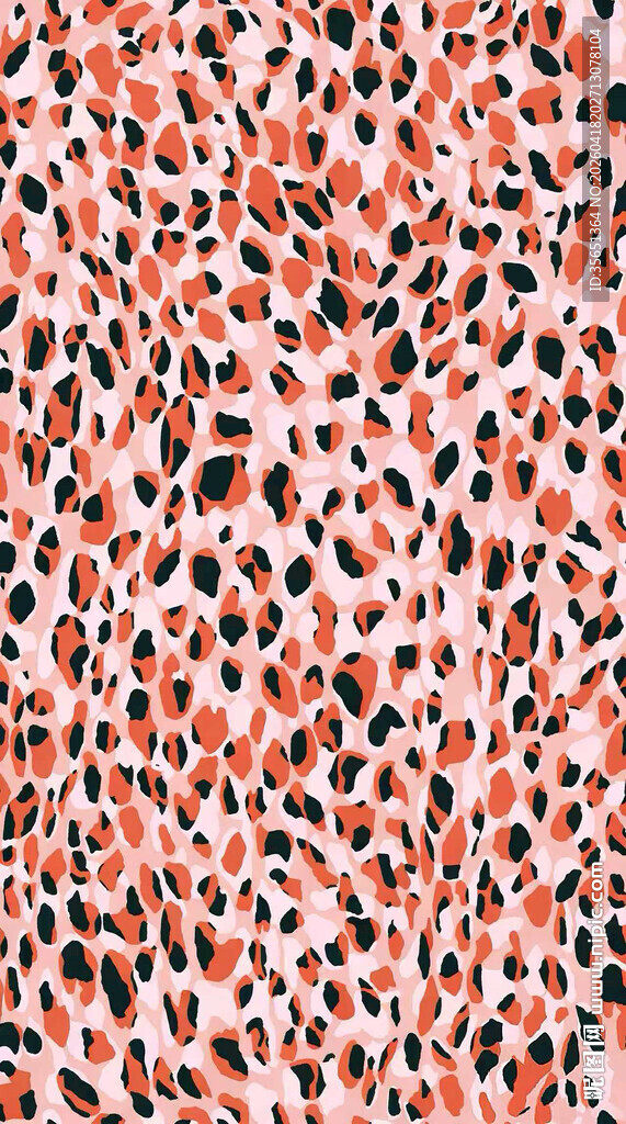 豹纹图案纹理背景