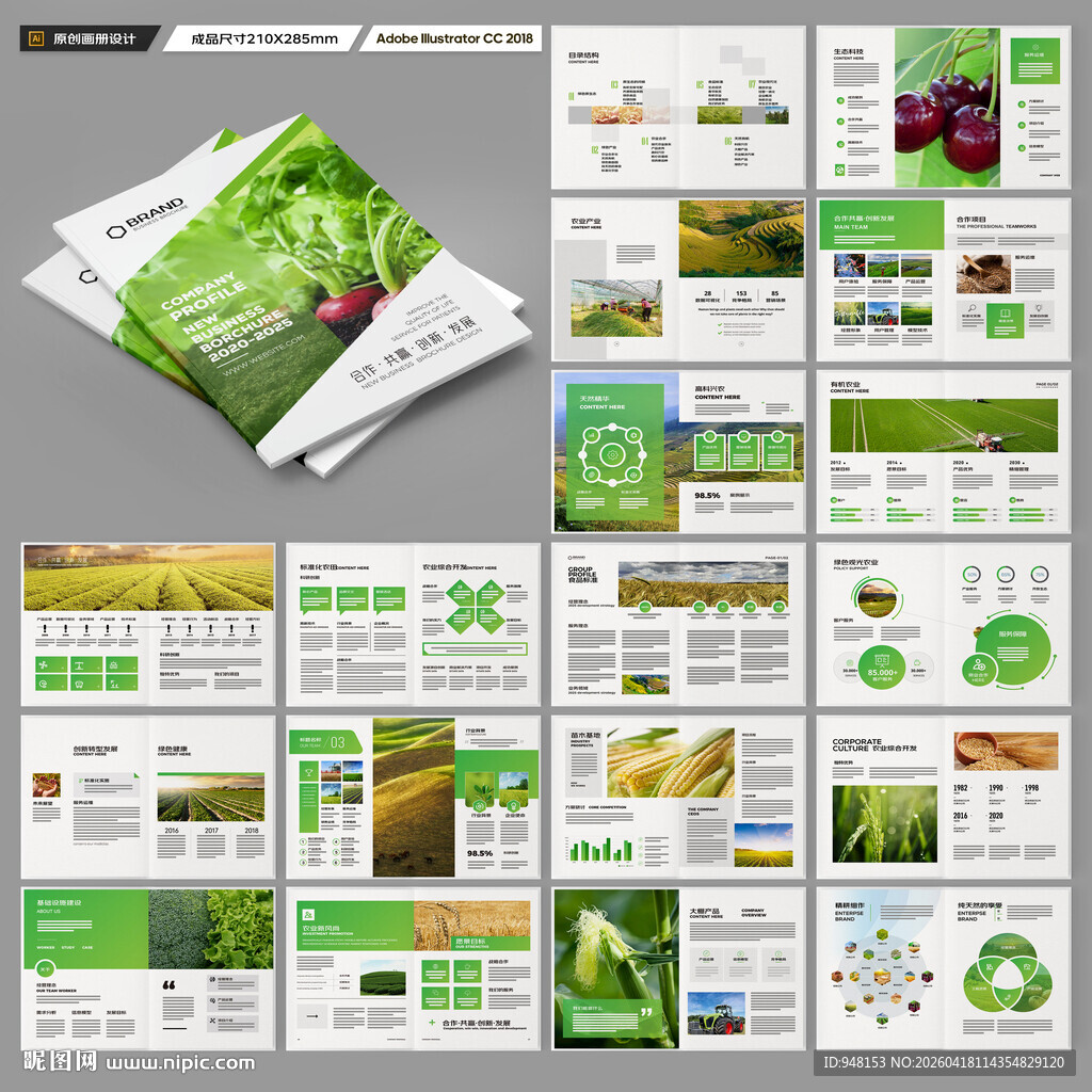 农产品宣传册