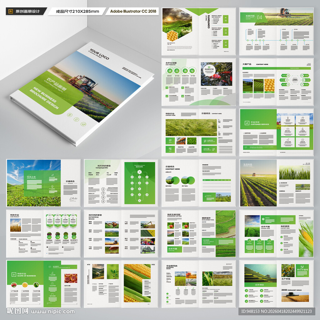 农产品宣传册
