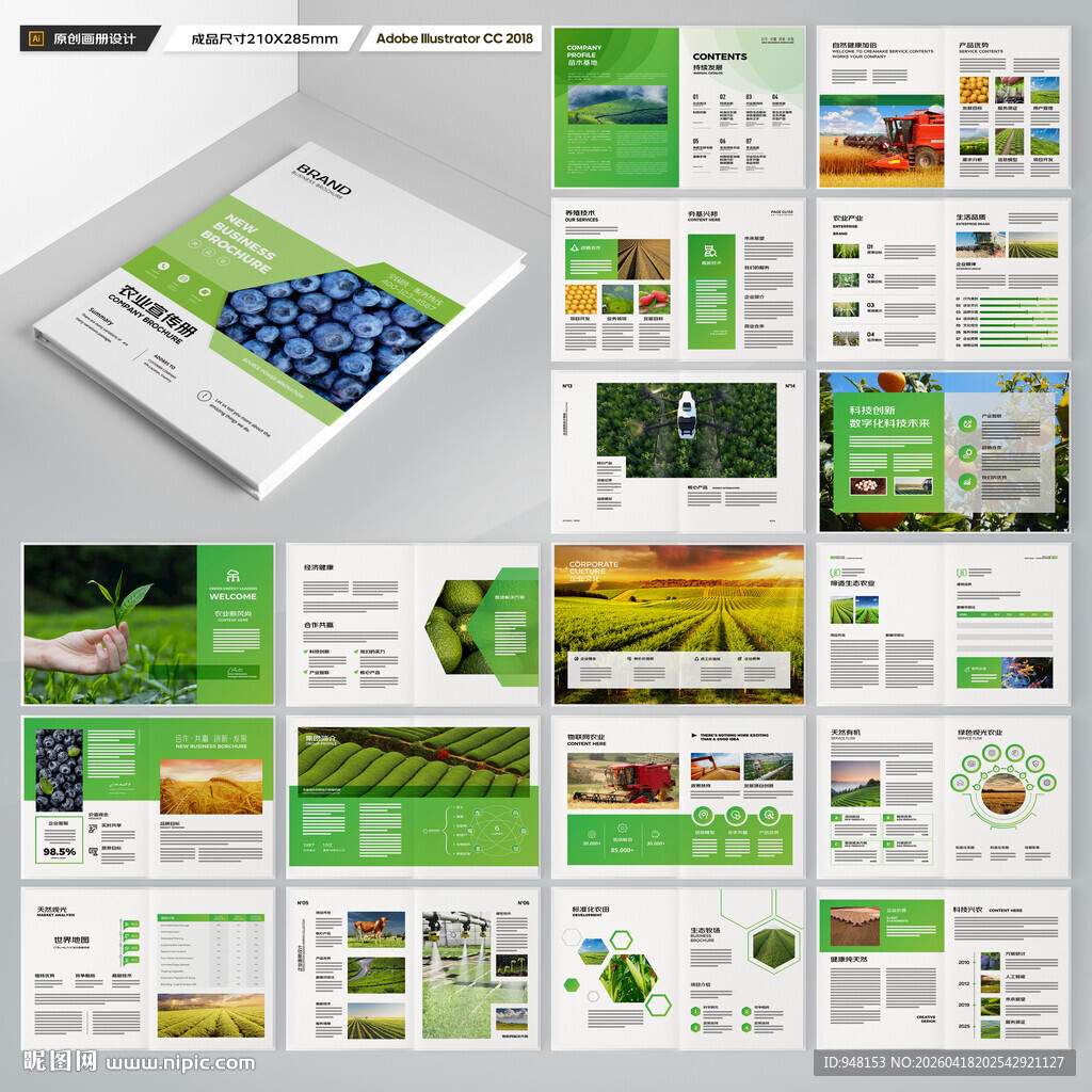 农业合作社画册
