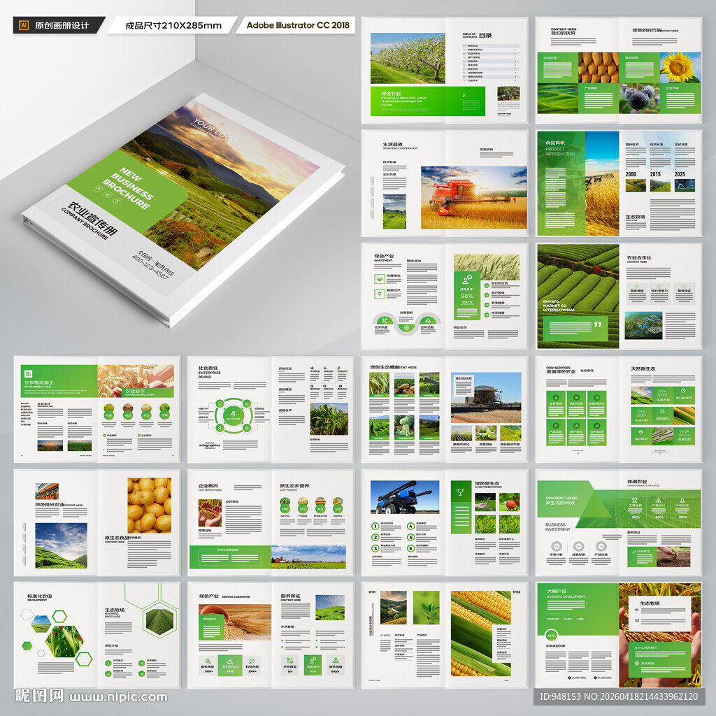 农产品宣传册