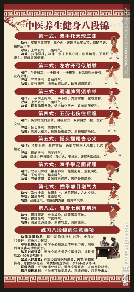 中医养生知识展架
