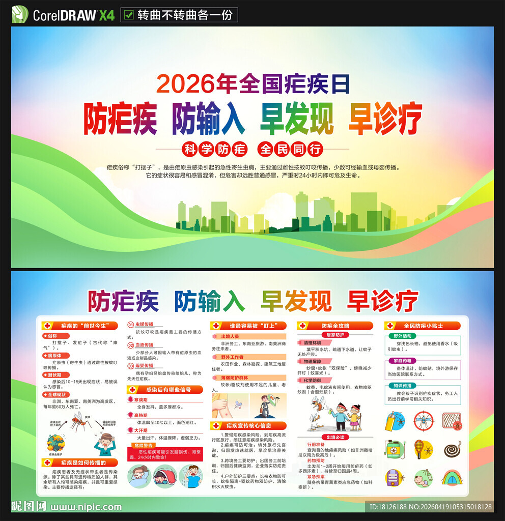 2026年全国疟疾日展板