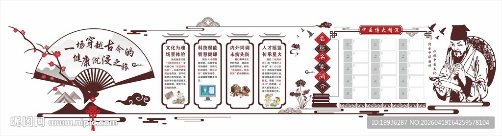 中医文化墙 