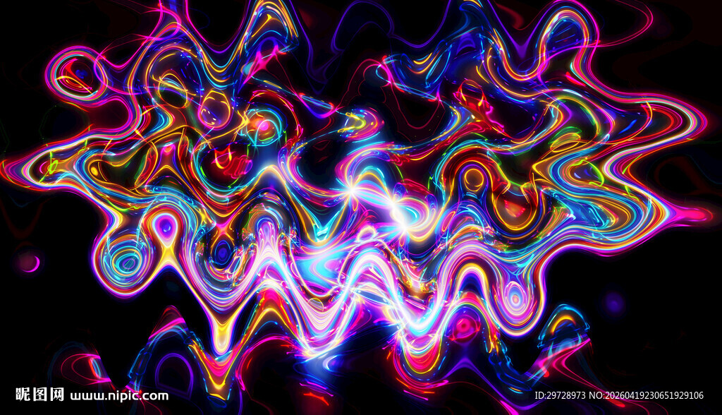 炫彩抽象炫光炫酷ktv酒吧背景