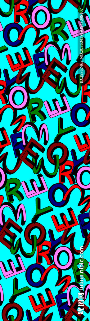 多彩几何图案背景纹理