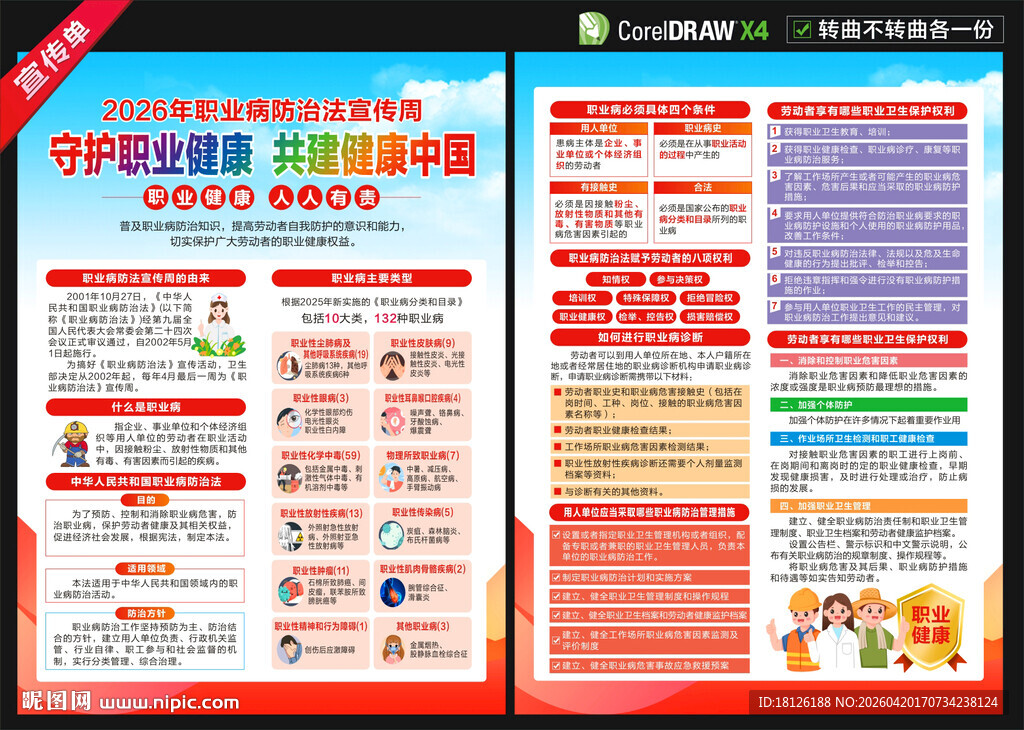 2026年职业病宣传单