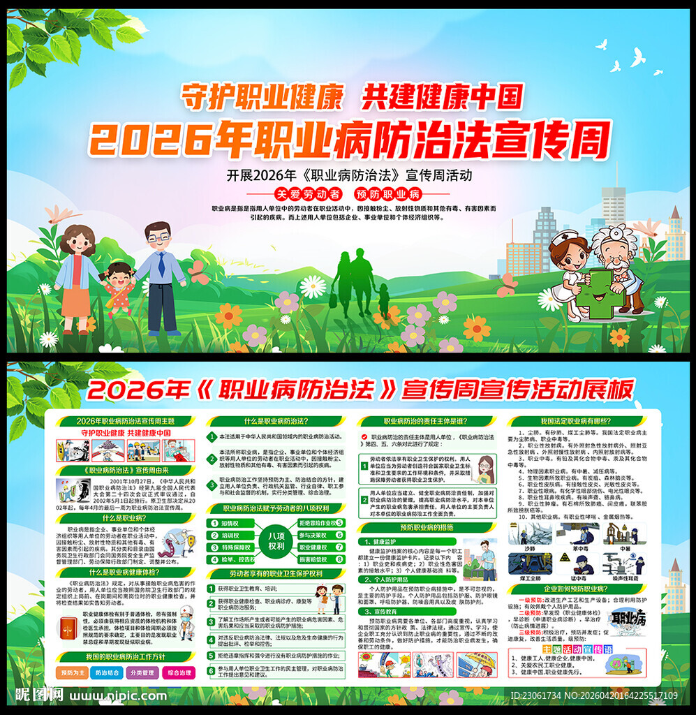 2026职业病宣传展板