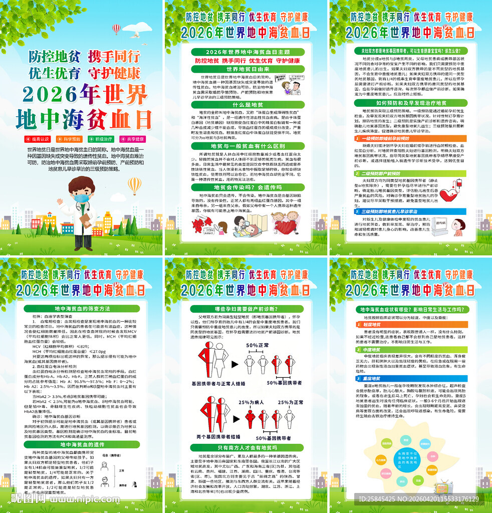 2026年世界地中海贫血日海报