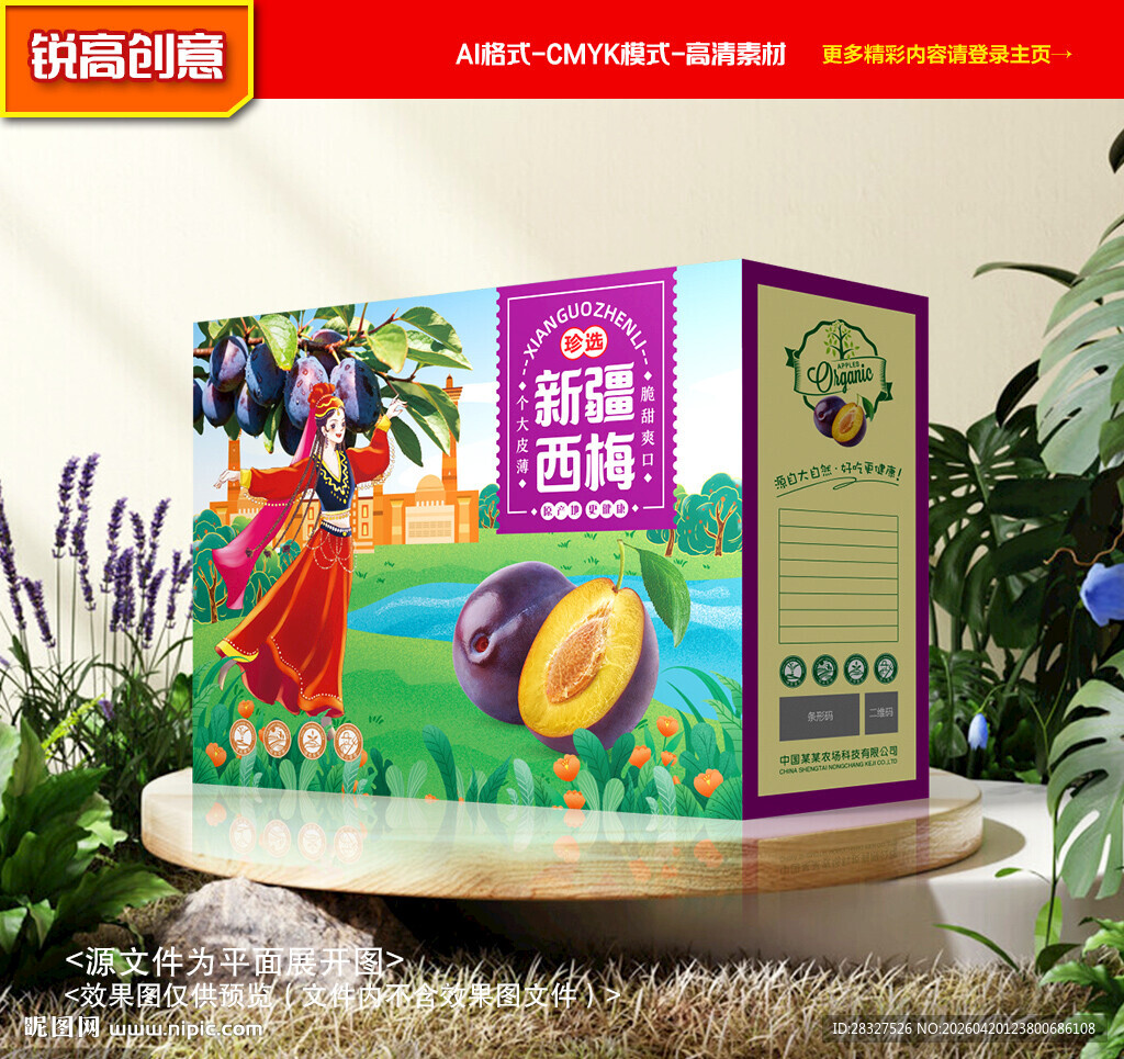 西梅包装 梅子礼盒