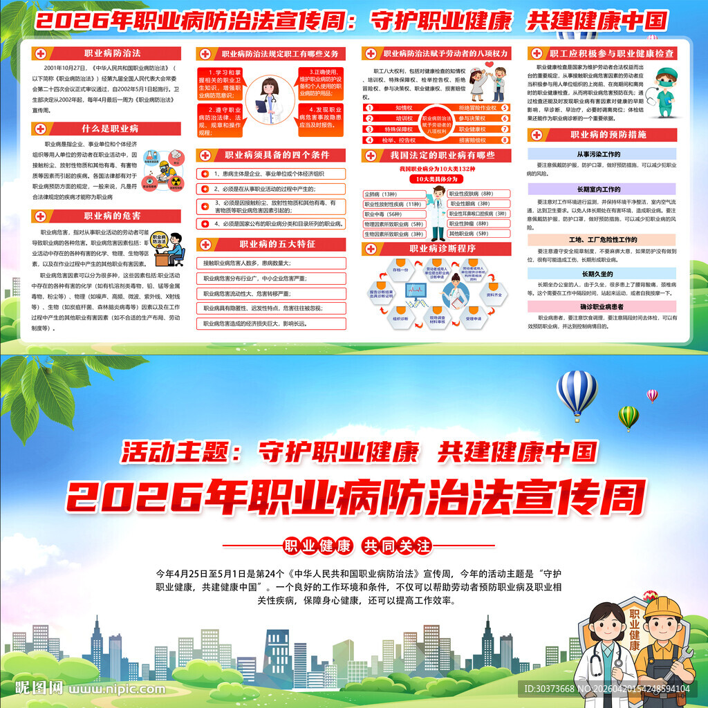 2026年职业病防治法宣传周