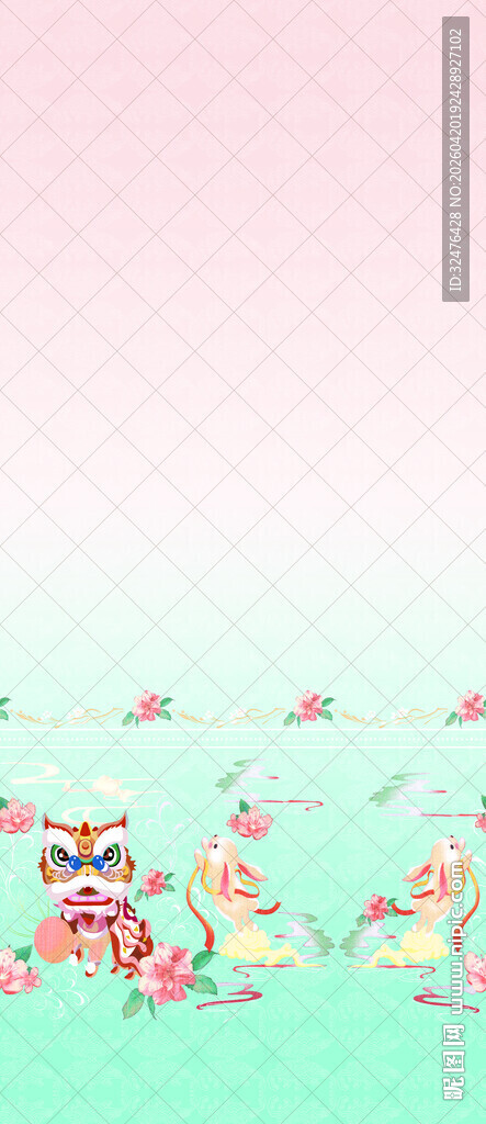 花卉装饰的汉服