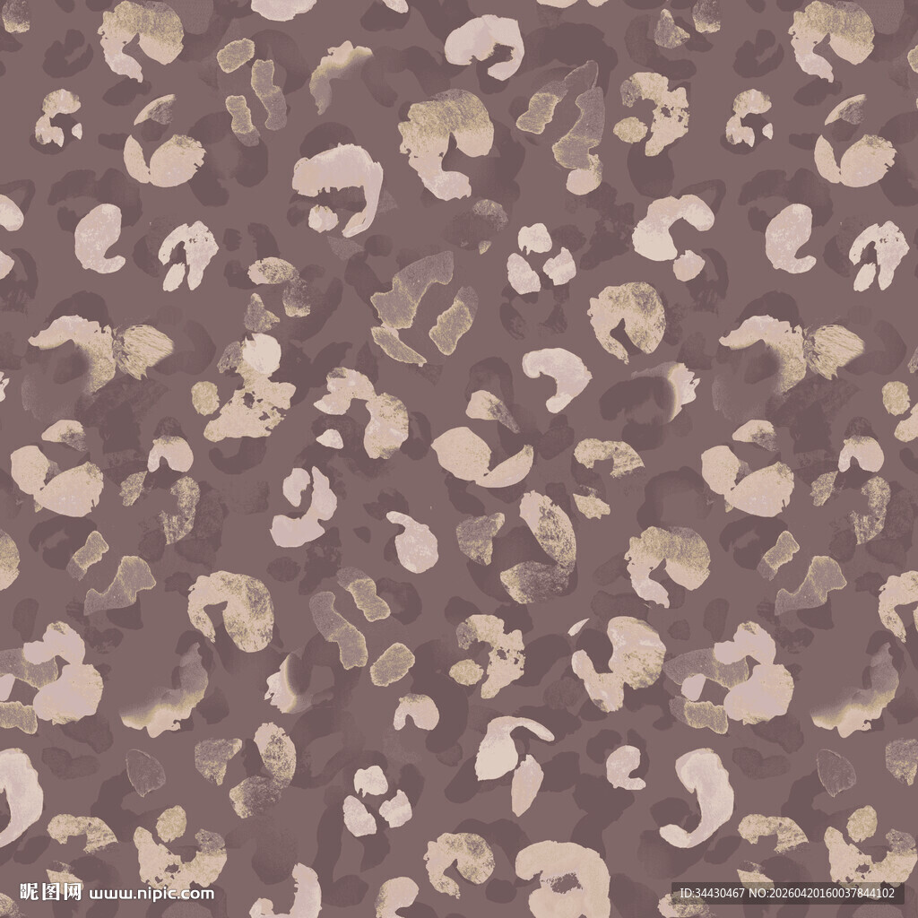 豹纹图案布料纹理