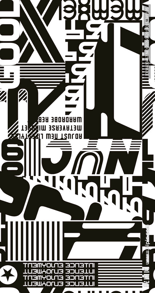 抽象城市建筑图案艺术