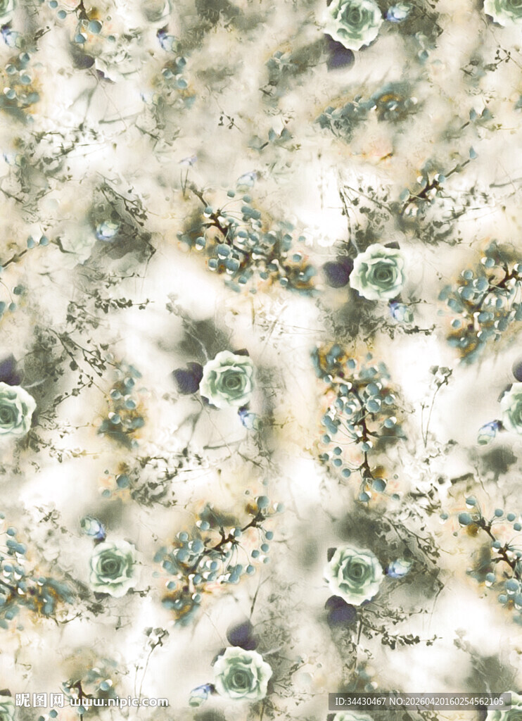 抽象多彩细胞纹理图案