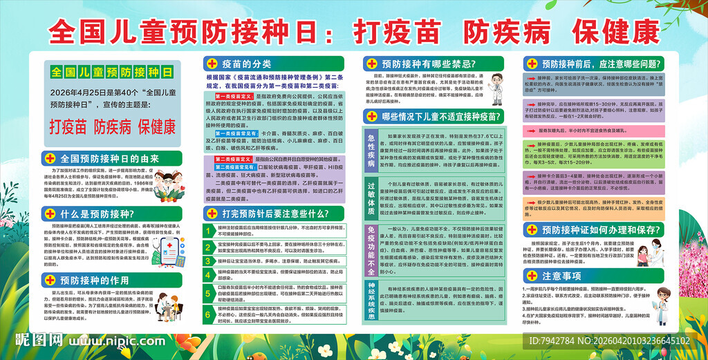 全国儿童预防接种日