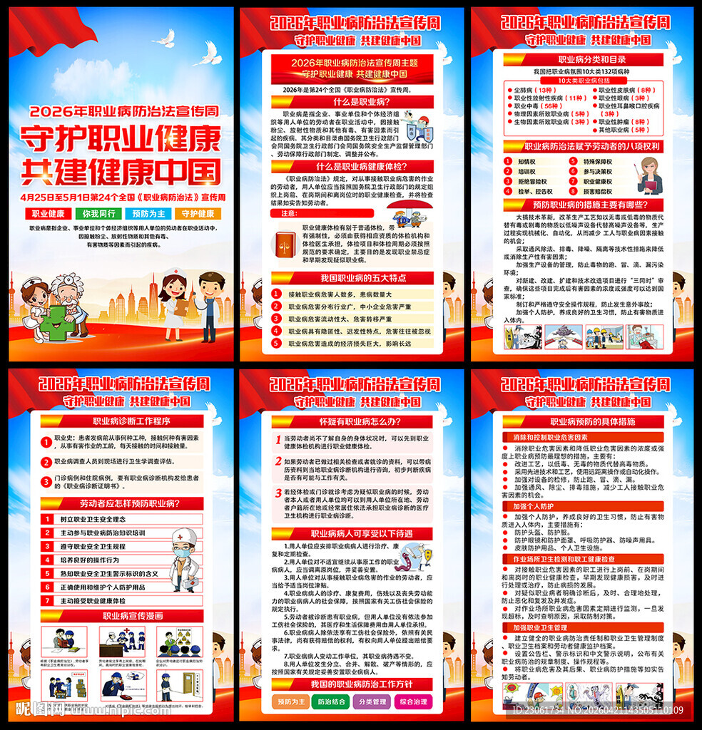 2026年职业病展板