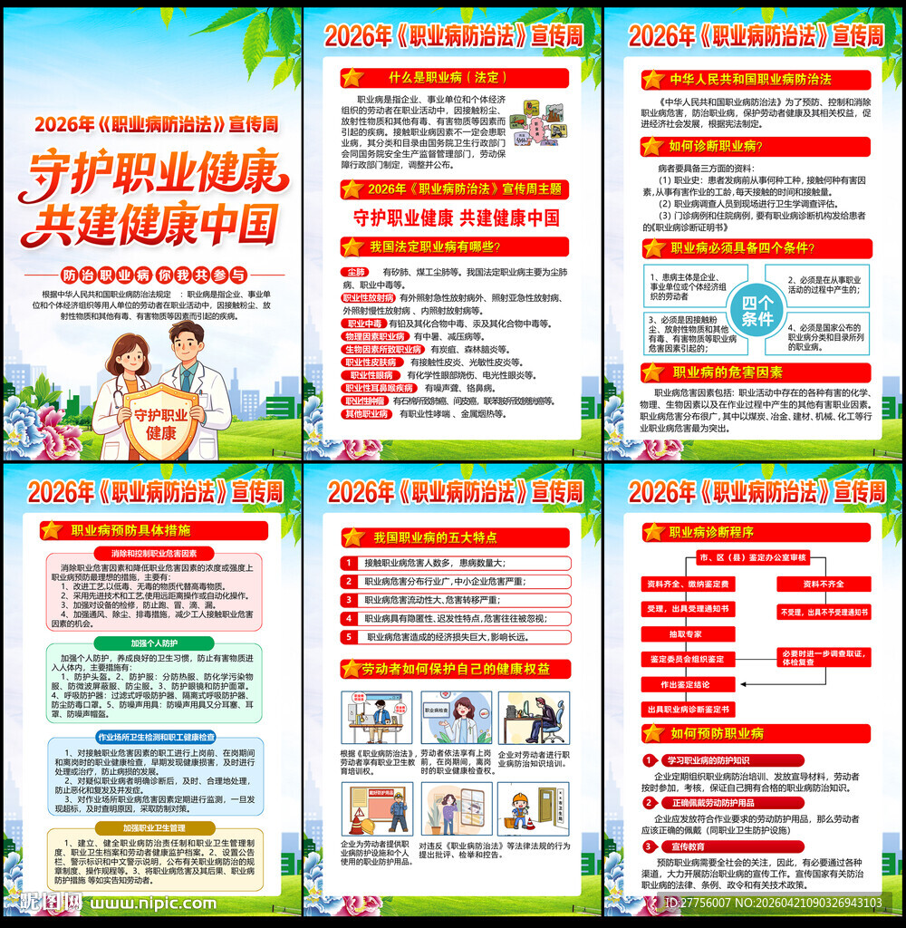 2026职业病展板