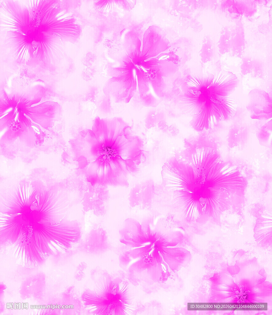 梦幻粉紫花卉纹理背景