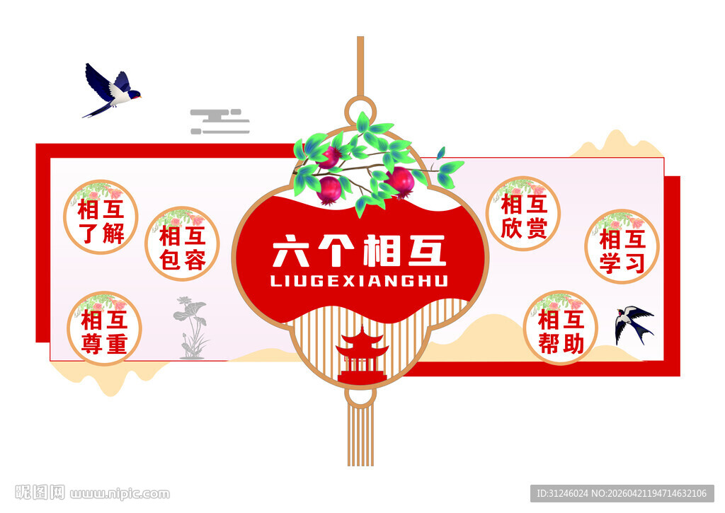 民族团结文化墙