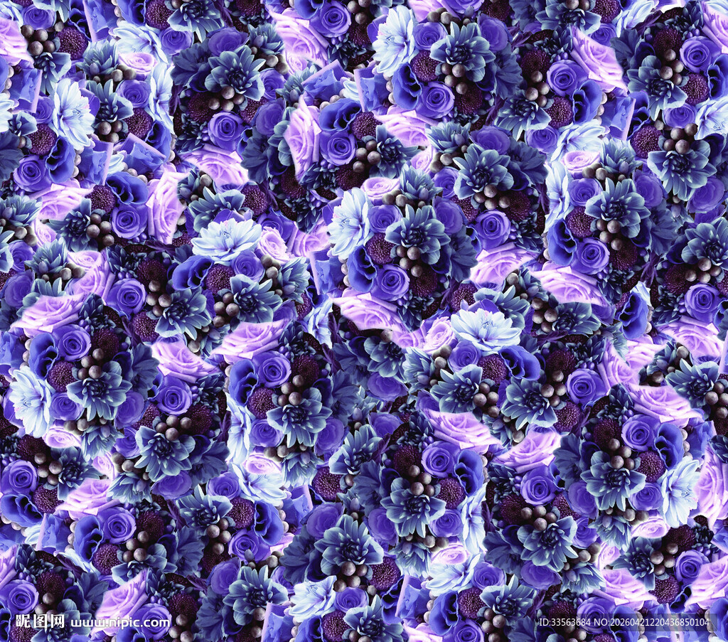 梦幻紫蓝抽象纹理图案