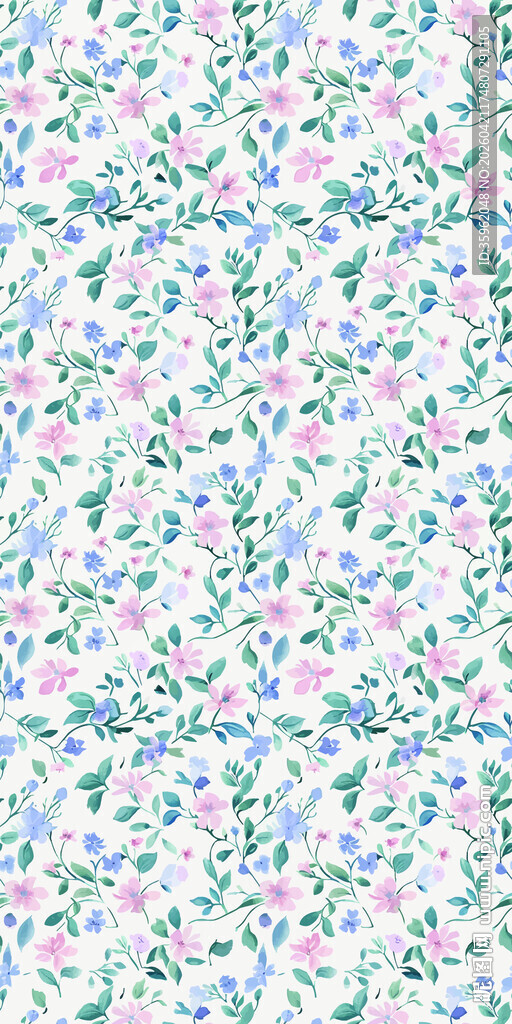 清新多彩几何图案背景