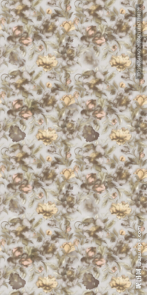 复古碎花纹理图案