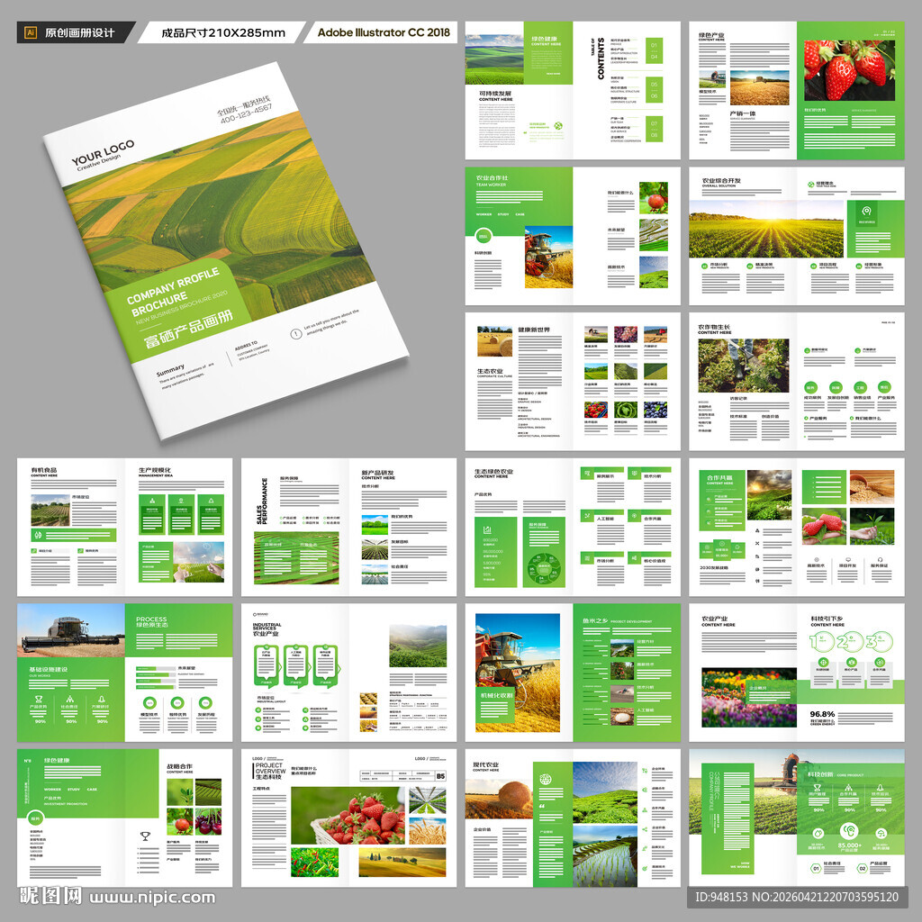 农产品画册
