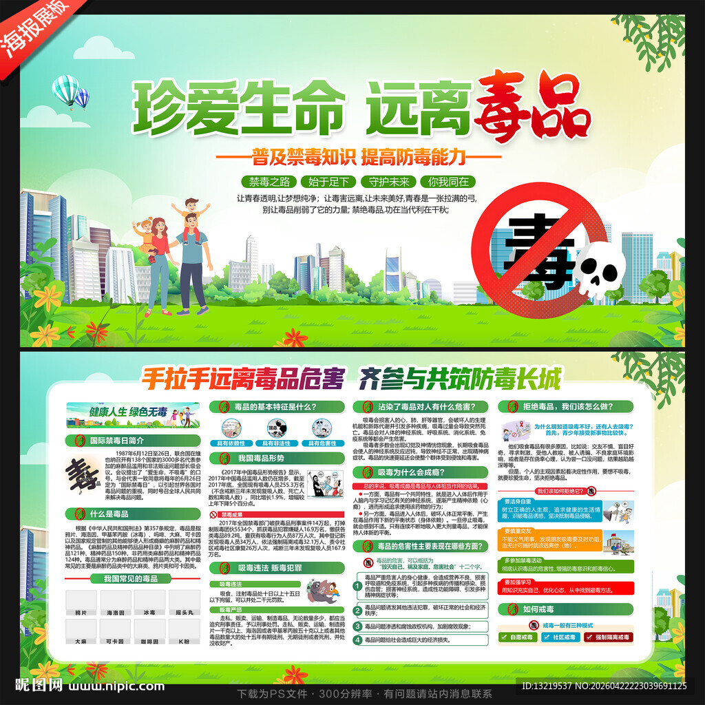禁毒展板