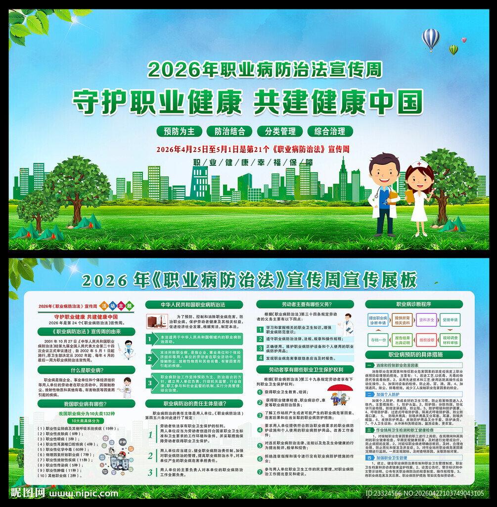 职业卫生健康宣传栏