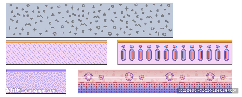 淘气堡 马卡龙简约 主题墙纸