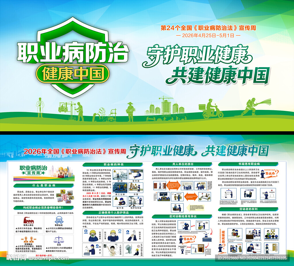 2026年职业病防治宣传展板