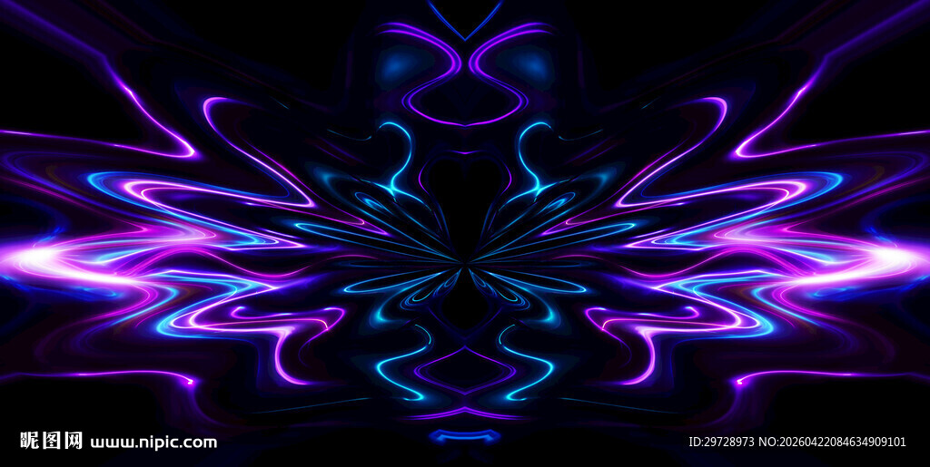 炫彩ktv酒吧抽象背景墙