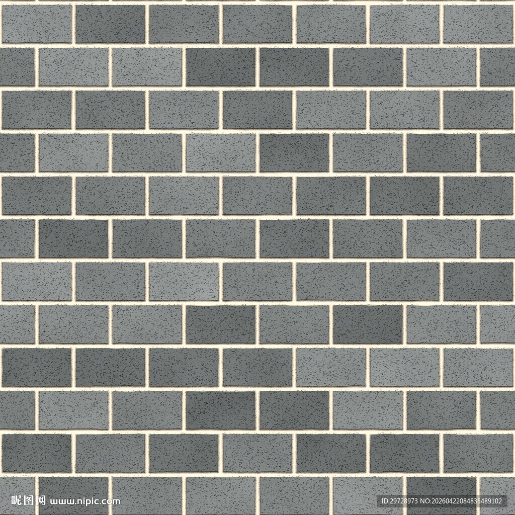 灰色砖块墙面纹理图案