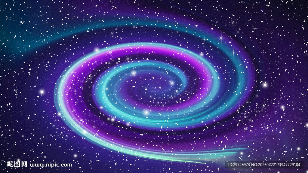 彩色旋涡星空吊顶