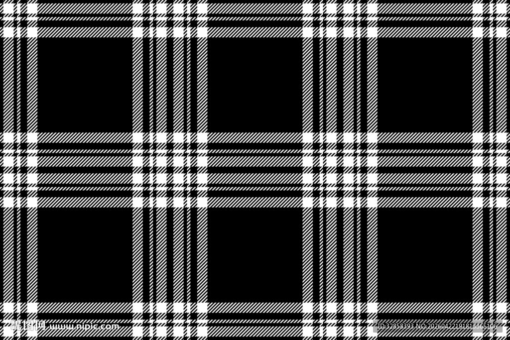 黑白格子图案背景