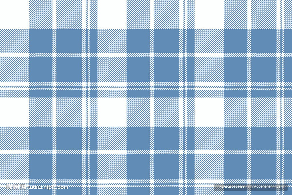 蓝白格子图案纹理