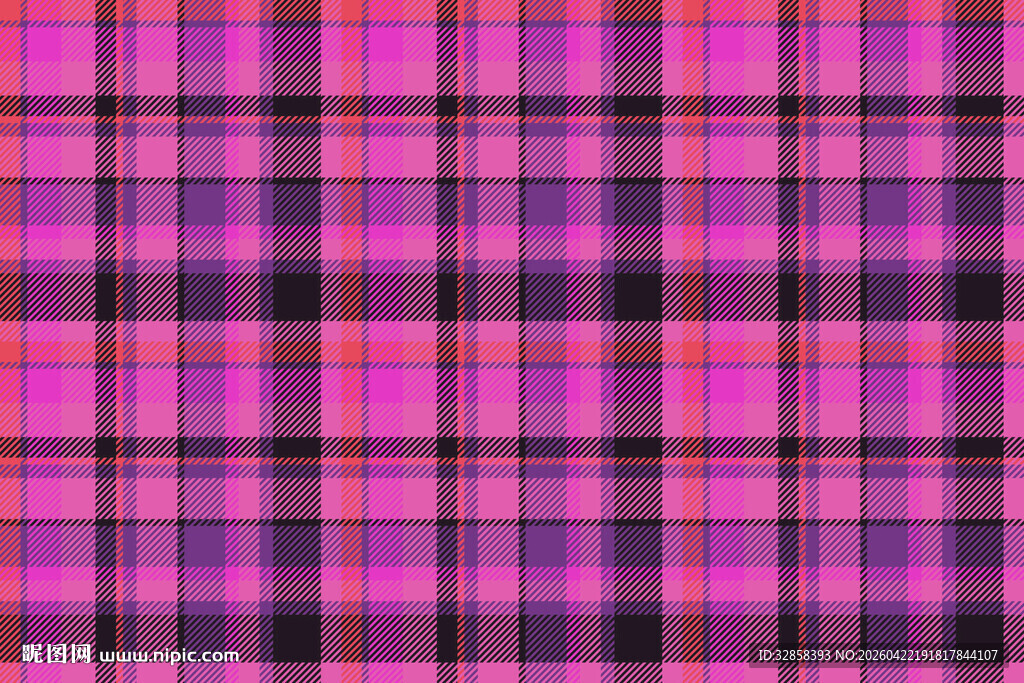 粉色格子图案背景纹理