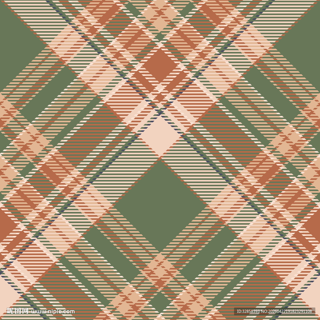 复古格子图案纹理背景