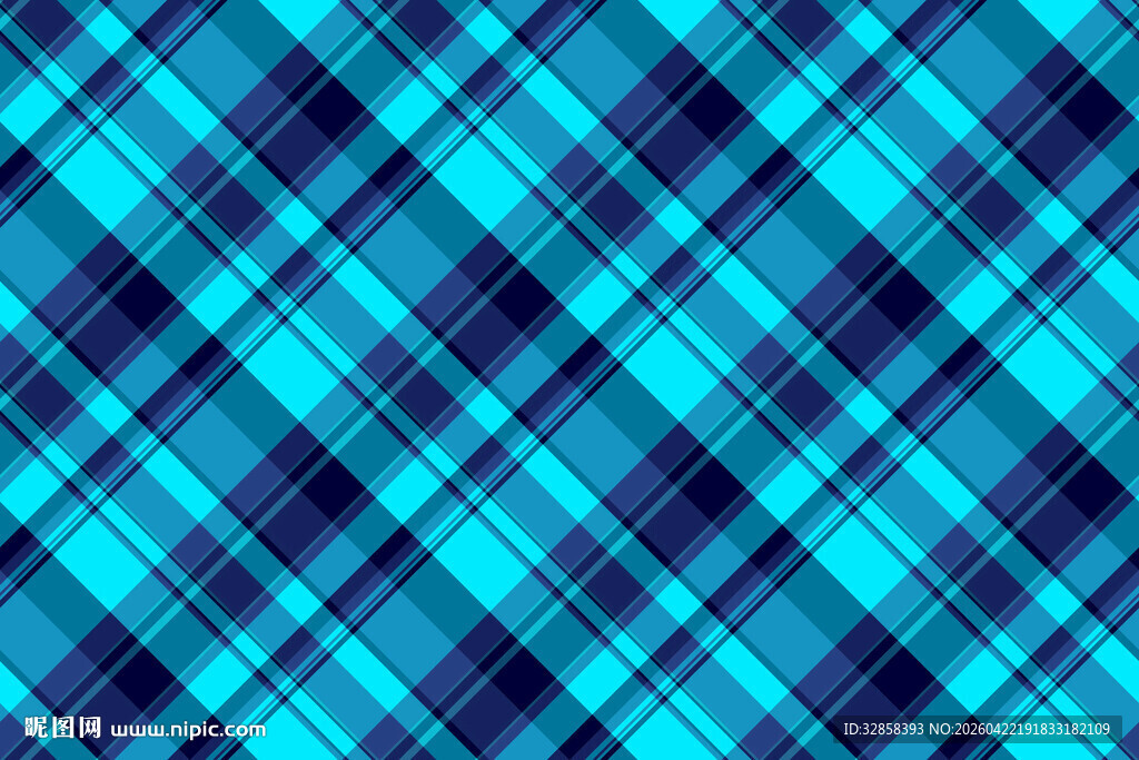 蓝色格子图案背景