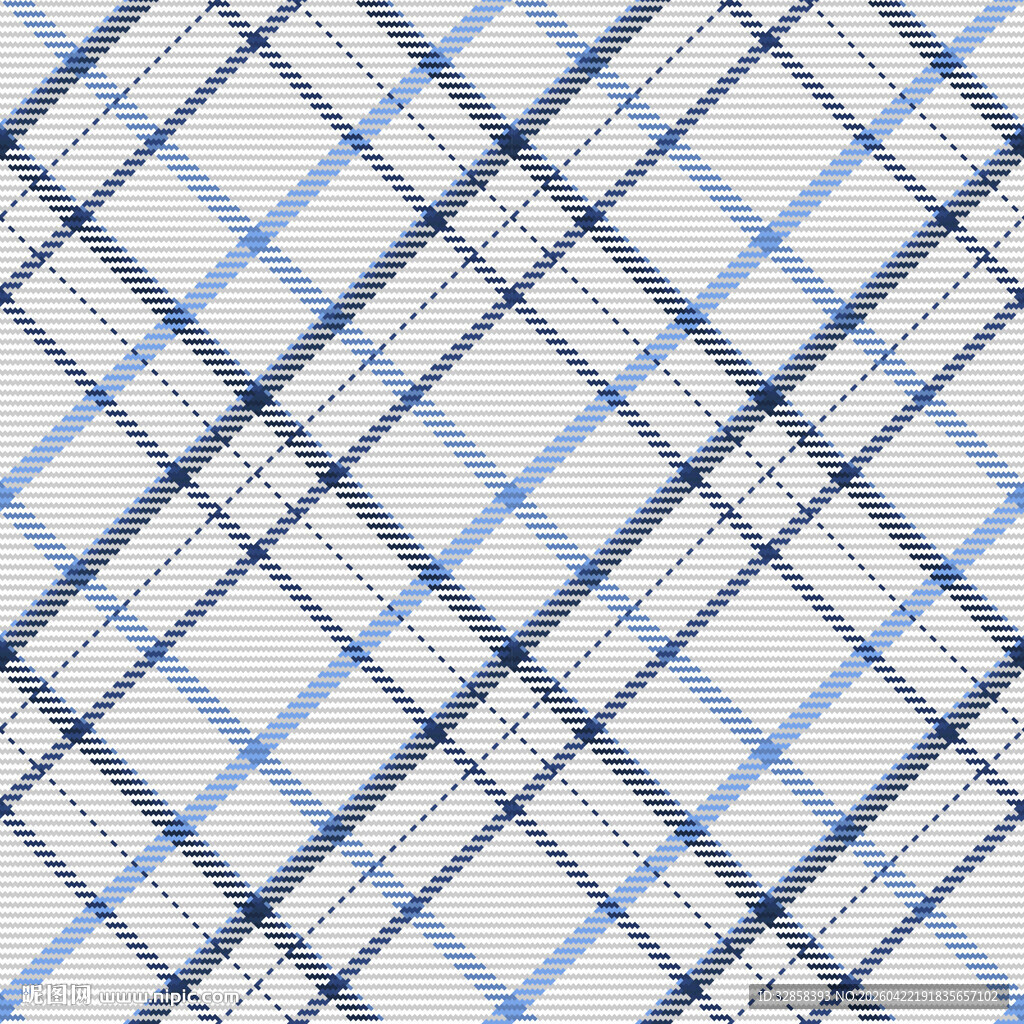 蓝白格纹图案背景
