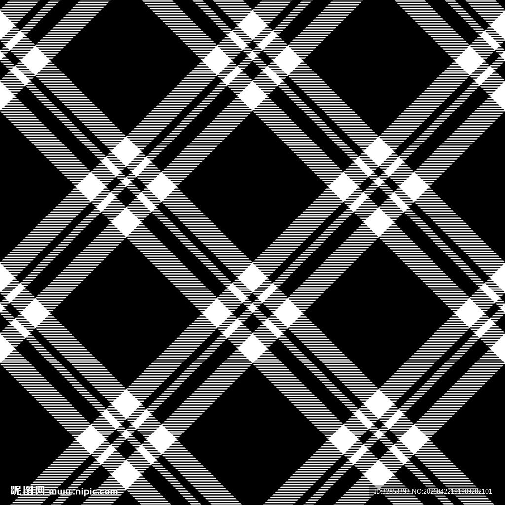黑白格子几何图案背景