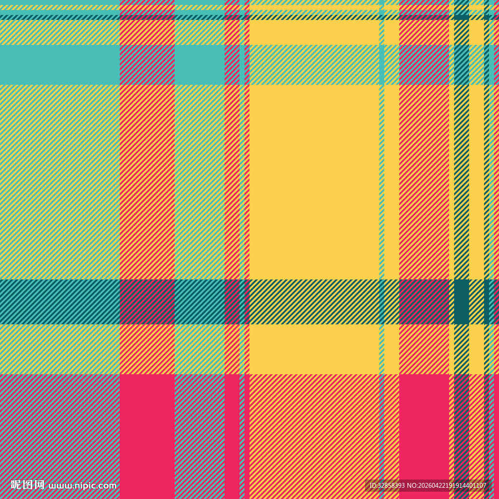 多彩格子图案背景纹理