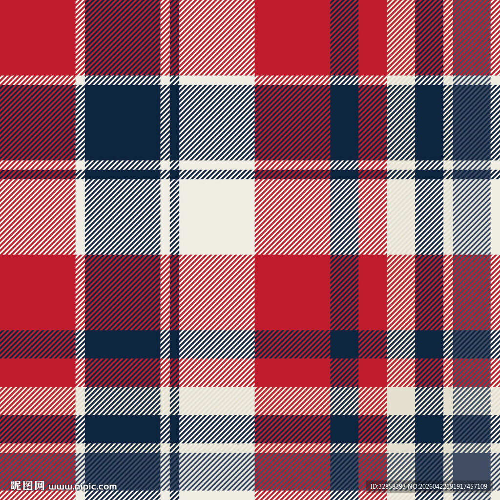 红蓝灰格子图案纹理