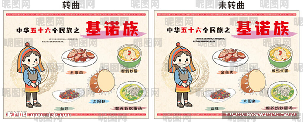 56个民族基诺族文化